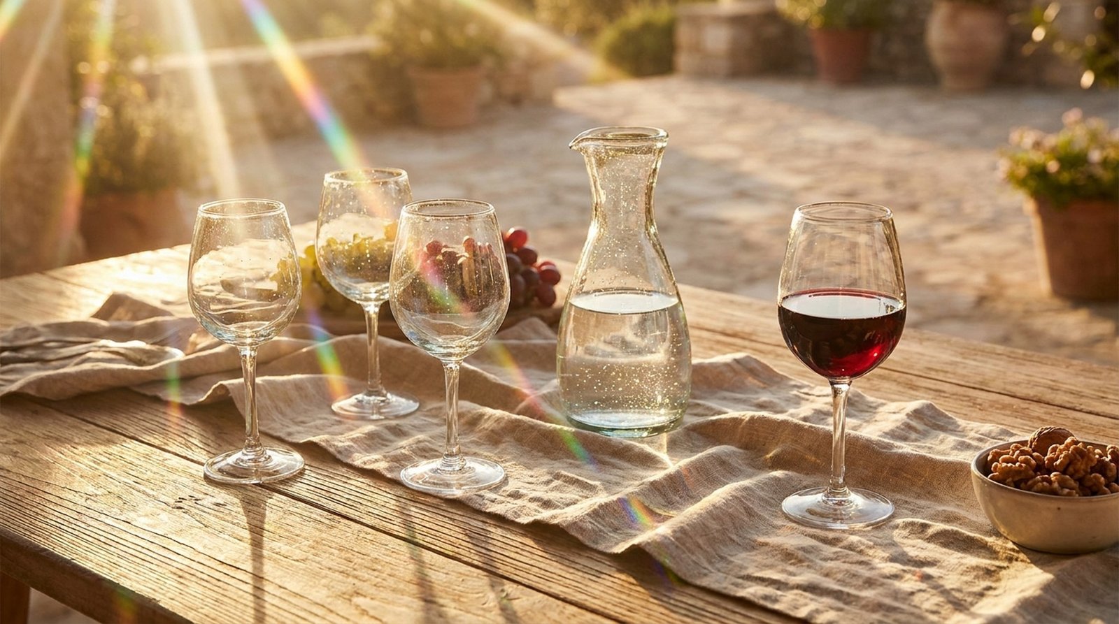 Crystal glassware