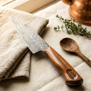 Damascus Utility Knife