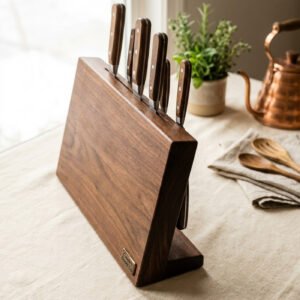 Magnetic Knife Strip Walnut