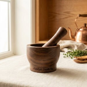 Mortar & Pestle Walnut
