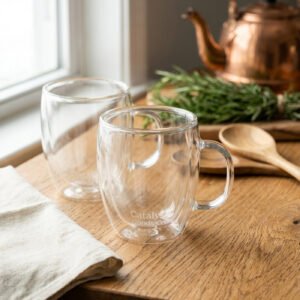 Double-Wall 12oz Mug Set