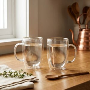 Double-Wall 16oz Mug Set