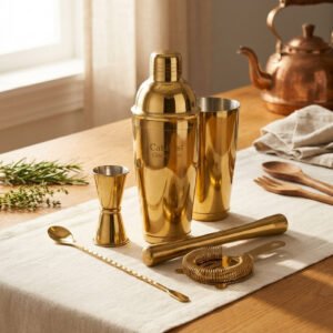 Cocktail Shaker Set Gold