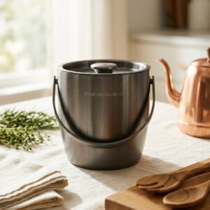 Ice Bucket Double-Wall Gunmetal