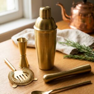Bar Tool Set 7-Piece Gold